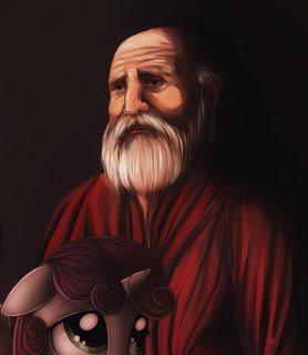 wise old man ponders the meaning of life with sweetie.png