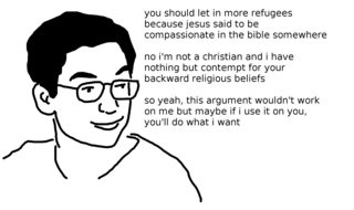 You're Christian why don't you have postmodern values.png